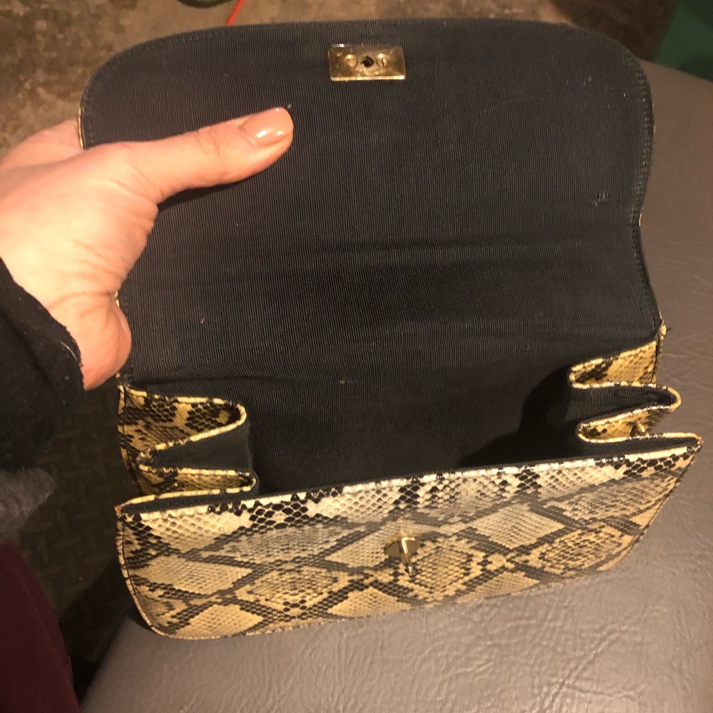 Vintage Snake Python Bag - image 4
